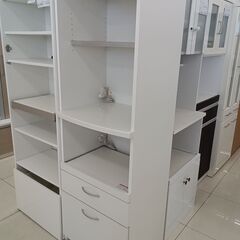 ★リユースのサカイ日立店★HJ7258 泉洋化工株式会社 レンジボード ホワイト H175×D48×W58.5 クリーニング済み の画像