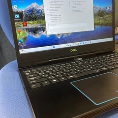 パソコン DELL G5 5590CPU: Core i7-9750H 約2.6GHz x 12 CPU RAM: 16 GB ハードドライブ1: SSD 512GB 超高速
の画像