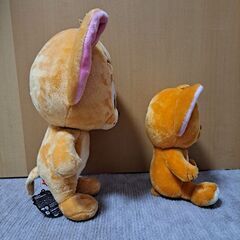 トムとジェリー　ジェリーのぬいぐるみ2点セットの画像
