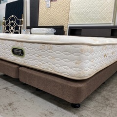 【愛品館 江戸川店 】 2分割スプリングボトムダブルベッド SIMMONS（シモンズ）の画像