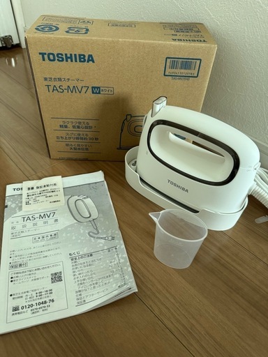 中古】TOSHIBA(東芝) 〔展示品〕 衣類スチーマー ホワイト TAS