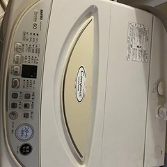  洗濯機　SANYO asw-60ap(w)の画像