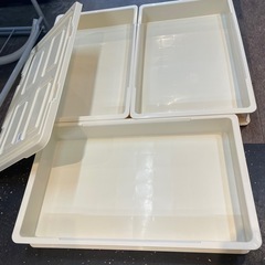 【引き取り限定】中古品　フードコンテナ　ばんじゅう　3段の画像