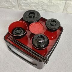 【鹿児島市リサイクルストアスターズ吉野店】【新品】仏膳７点セット　黒内朱の画像