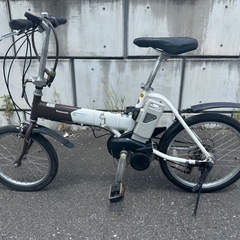 パナソニック折り畳み式電動アシスト自転車の画像