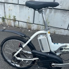 パナソニック折り畳み式電動アシスト自転車の画像