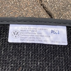 VW フォルクスワーゲン ゴルフGTI 7.5 純正フロアマットの画像