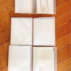 無印良品 ポリプロピレンフィルムアルバム・L判 、2段・3冊組 と1冊・136枚用とハガキサイズ2冊 合計5個の画像