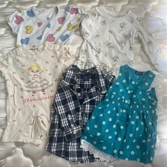 【お取引中】夏服　女の子　70-80サイズの画像