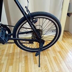 【リユースのサカイ八街店】★ジモティ割あり★ 自転車　ギア付き　20インチ　黒　ブラック　クリーニング済　YJ7087の画像