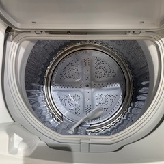 SHARP 全自動洗濯機ES-TX6H-Wの画像