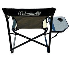 Coleman  アウトドアチェア　サイドテーブル付きデッキチェア　オリーブグリーンの画像