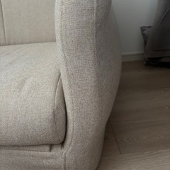 ソファベット クッション2つ付きの画像