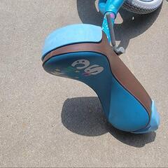 一輪車　水色　小学生の画像