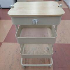 ★限定SALE20%OFF★《尼崎市/リサイクルショップドリーム次屋店》スチールワゴン ベージュ 中古品 ☆尼崎市若王寺☆の画像