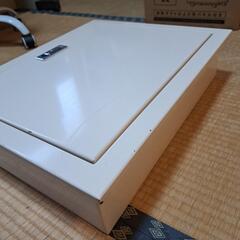 カワムラボックス 河村電器産業 盤用キャビネット H530×W430×D120 鉄板製 片扉の画像