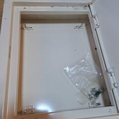 カワムラボックス 河村電器産業 盤用キャビネット H530×W430×D120 鉄板製 片扉の画像