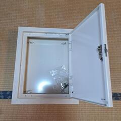 カワムラボックス 河村電器産業 盤用キャビネット H530×W430×D120 鉄板製 片扉の画像