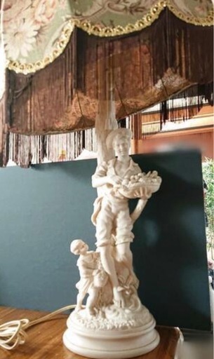 アンティーク スタンドライト 陶器製 ランプ 花柄 アンティーク スタンドライト 陶器製 ランプ 花柄 アンティーク