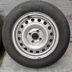 165/70R14　スチール　タイヤ2本セット　No.257　14インチの画像