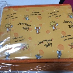 トム&ジェリー　保冷　保温収納BOX オレンジの画像