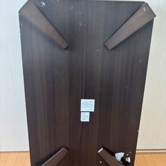 折りたたみローテーブル　濃茶の画像
