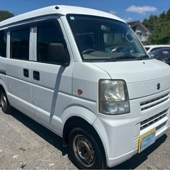 車検令和9年1月まで！スズキ エブリィ ハイルーフ★総額17.8万円★エアコンバッチリ冷えます♪ETC お手頃価格でまだまだ元気！修復歴なし Tチェーン式♪の画像