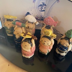 たち吉 陶器　七福神 縁起かつぎ 置物　フルセット　 激レアの画像