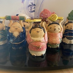 たち吉 陶器　七福神 縁起かつぎ 置物　フルセット　 激レアの画像