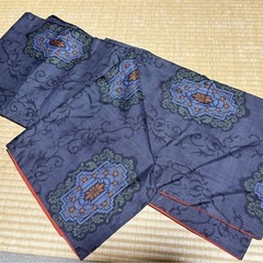 🧵 大島正絹着物2枚セット／ハンドメイド・リメイク素材におすすめ！ の画像