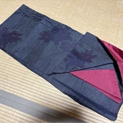 🧵 大島正絹着物2枚セット／ハンドメイド・リメイク素材におすすめ！ の画像