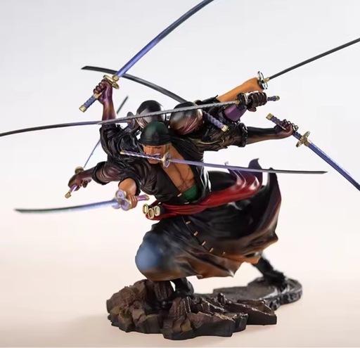 【海外限定/超レア】ワンピース ゾロ 三刀流 フィギュア 高クオリティモデル