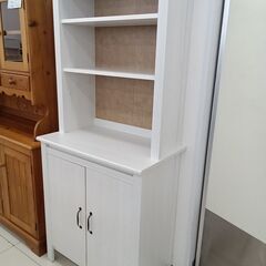 ★リユースのサカイ日立店★HJ7264 IKEA 飾り棚 ライトグレー H190×D47.5×W80 クリーニング済み の画像