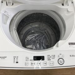 ★リユースのサカイ春日部店★KJ11108 SHARP 洗濯機 ES-GE5D-W 5.5kg 20年製 動作確認／クリーニング済みの画像
