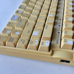 iPadでも使える かなり昔の古いUSBキーボード(有線接続) MAC/PC両用の画像