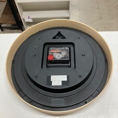 W2507-803 静音秒針 掛け時計 ベージュ 中古美品の画像