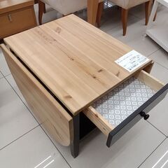 ★リユースのサカイ日立店★HJ7266  伸縮式テーブル ナチュラルブラウン H52×D65×W50～139 クリーニング済み の画像