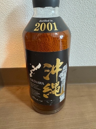 未開栓】久米仙酒造 沖縄 樽原酒貯蔵開始年2001年 限定品 泡盛 リキュール
