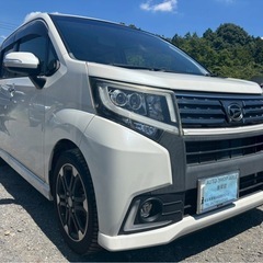H27年式 ダイハツ ムーヴカスタムRSハイパー★総額33万円★カーセンサー全国最安値 内外装良好 機関良好 装備充実！フルセグTV Bカメラ ETC パワーモード アイスト 修復歴なし！車検付き 即日納車可能♪お早めに！の画像