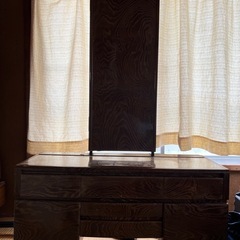 【レトロ和家具】和式鏡台(三面鏡)の画像
