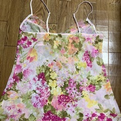 【美品！】ワコール パルファージュ 花柄キャミソール (ま01)の画像