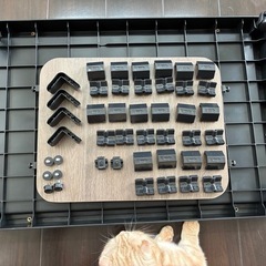 キャット　ケージ　クリアボウル付きの画像