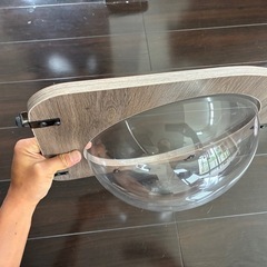 キャット　ケージ　クリアボウル付きの画像