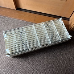 倉庫用3段シューズラック　折り畳み式の画像