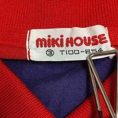 Mikihouse ミキハウス 100 ワンピース ノースリーブ ボーダーの画像