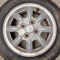 155/65R13　アルミ　タイヤ4本セット　No.258　13インチ　の画像
