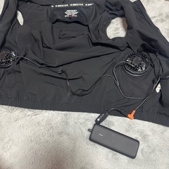 Burtle バートル　エアークラフトAircraft 空調ベスト　ファン&バッテリー付き　XXL 黒の画像