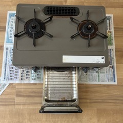 ガステーブル ガスコンロ 2口の画像