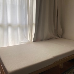 すのこベッド　シングルベッドの画像