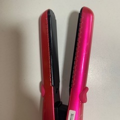 ストレートヘアアイロン ピンクの画像